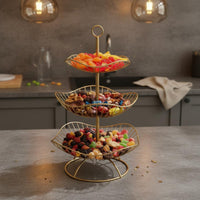 3 Tier Fruit Basket Nordic Design Fruit Bowl Stand Large Capacity
