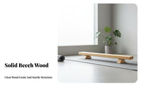 Beech Wood Press-up Bar Long-Lasting Wooden Push up Stands Wooden Parallette Bar Full Physique Exercise Wood Parallettes Stable