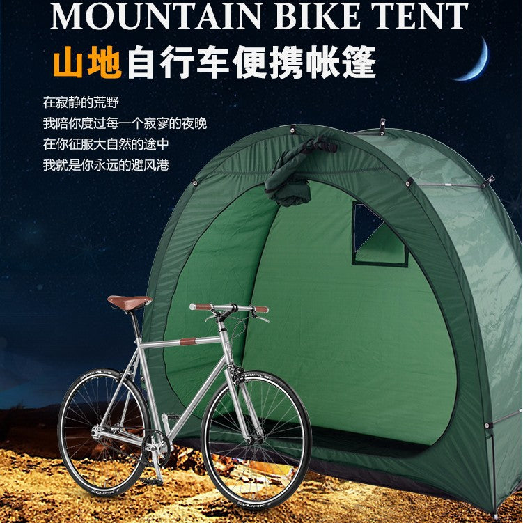 Bicycle Tent Canopy for Outdoor Rain Protection and Storage
