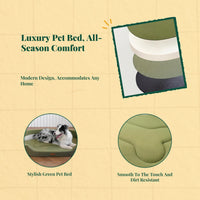 Orthopedic pet bed, washable cover