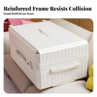 Ribbed Hard-Shell Suitcase Adjustable Handle Hardside Carry-on for Women