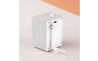 Working Function Rechargeable Dollhouse Washer Realistic Design Miniature Washing Machine Electric Toy Washer for Collectors