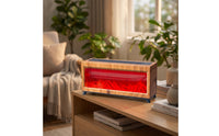 Tabletop Fireplace Dispenser Decorative Fireplace Flame Dispenser Tabletop Humidifier Compact Appliance High-Frequency Vibration