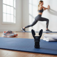 Portable Breathing Training Device Compact Design Mouthpiece Breathing Exerciser Detachable Mouthpieces for Athletes, Breathwork Practice