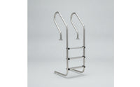 Stainless Steel Pool Ladder Rust Resistant Pool Ladder with Handrails Anti-Skid