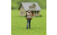 Photographer Figurine Resin Photographer Miniature Collectible Scene Model for Hobbyists