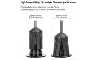 Aluminum Alloy Bike Handlebar End Plugs Universal Handlebar End Plugs Locking Adjustable for Cyclists, Commuters, Road Bikes, Commuting