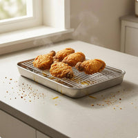 Drain Rack Tray Rectangular Kitchenware Rust Resistant