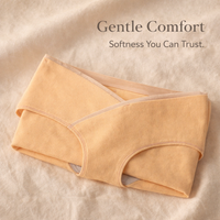 C Section Recovery Underwear with Low Rise Design for Postpartum, Breathable 95% Blend Maternity Knickers, Soft Lightweight Briefs for Women