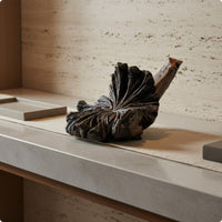 Molten Flower Sculpture Desktop Display Artistic Tabletop Statue Resin Material Table Ornament for Lobby Area, Restaurant
