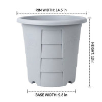 Indoor Plant Pot and Flower Pots, Large Outdoor Plant Pot with Drainage Holes, Breathable Plant Pot for House Plants, Simple Style Design