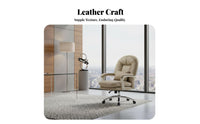 Reclining Chair with Footrest Thick Cushioning Highspine Reclining Seat with Footrest Ergonomic Design Padded Armrests