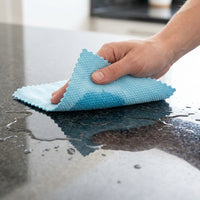 10-Pack Fish Scale Microfibre Cloth, Thick Cleaning Cloths for Glass and Mirrors, Mixed Color Dry and Wet Use Household Essentials