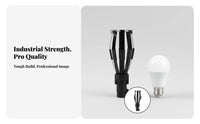 High Ceiling Light Bulb Changer Household and Industrial Use Extension Pole Bulb Changer Adjustable Length for Vaulted Ceilings, Factories, Warehouses