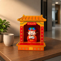 Fortune Shrine Ornament Gift Idea Fortunate God Figurine Festive Decoration