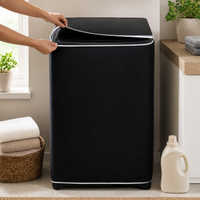 Washing Machine Cover Top Load Waterproof Sunscreen Dustproof Thickened for Balcony