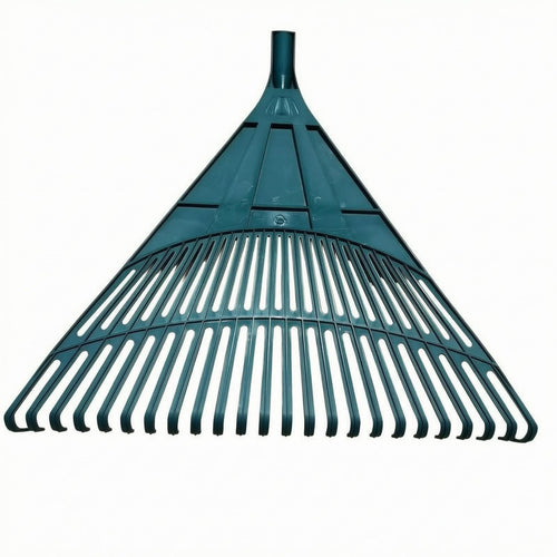 24-Tooth Plastic Leaf Rake Head Lightweight Outdoor Tool Compact Storage
