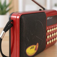 Telescopic Antenna Portable Digital Radio LED Display Digital Tuning Radio Front Buttons Audio Gadget