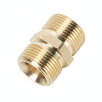 Heavy Duty Pressure Washer Hose Coupler Leak Proof High Pressure Hose Connector for Car Washing, Garden
