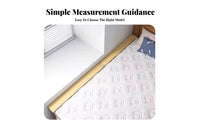 Prevents Items from Falling Bedside Widening Board High Load Capacity Void Filler Strip Stable Support Surface Extender Polished Finish for Parents, Homeowners, Students, Beside the Bed, Bedroom, Dorm Room
