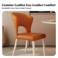 Upholstered Chair with Back Cutout Versatile Design Household Furniture