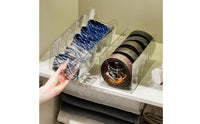 2 Pieces Belt Holder Organizer Display Design Tie and Scarf Holder Space Saving