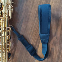 Saxophone Strap Colorful Adjustable Single Shoulder Neck Strap for Students