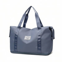 Travel Duffel Bag with Trolley Sleeve Waterproof Duffel Bag with Wet Compartment Large Capacity Versatile for Travelers