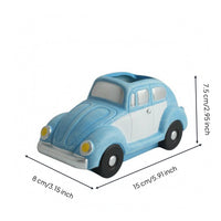Vintage Car Planter Blue Car Planter Retro Style for Balcony, Courtyard