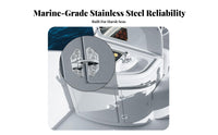 316 Stainless Steel Saltwater-Resistant Hinge Saltwater Resistant Sturdy Duty Detachable Hinge Hardware Fitting Mirror Polished