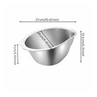 Rice Washing Bowl Easy to Clean Draining Basket Multi Functional