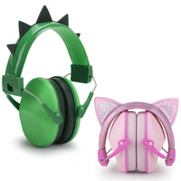 Oula EZ-10D Kids Noise-Reducing Headband Ear Muffs, NNR 22, SNR 26, PVC, Headband Style