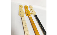 Smooth 4-String Bass Neck Slim Electric Bass Neck 21-Fret Unfinished for Luthiers, Workshops