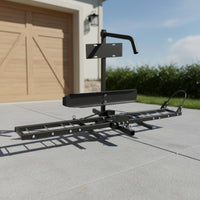 Rear Motorcycle Carrier Rack Registration Plate Bracket Motorcycle Hitch Carrier Rust-Resistant Bike Hauler