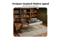Dual-Level Utility Table Versatile Design Household Furniture Contemporary Aesthetic Multi-Functional for Apartment Dwellers