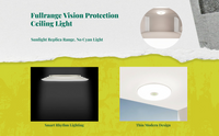 Dimmable LED ceiling light