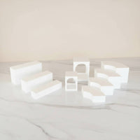 Acrylic Dessert Riser Modern Design Food Display Pedestal Easy to Arrange