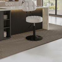 Adjustable Pedestal Chair with Backrest Modern Design for Homeowners