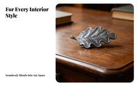 Cast Iron Door Stop Slim Leaf Door Stop Heavy Duty