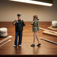 2 Pieces Resin Miniature Figures Scene Modeling Resin Figurines Diorama