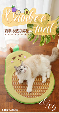 猫窝凉席垫子沙发睡垫狗窝地垫夏季家用猫咪凉垫宠物冰垫不占地