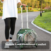 versatile dome opening Pet Trolley Multiple Ventilation Holes for veterinary clinic Visits