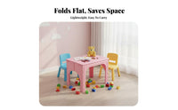 Foldable Desk and Chair Portable with Handle children's Furniture Space-Saving