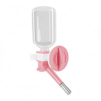 Small Pet Water Bottle Transparent for Rabbits, Chinchillas