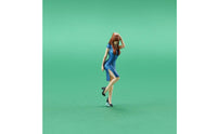 Cheongsam Woman Miniature Chinese Style 1:64 Scale Woman Figure   Detailed Resin People Model for Hobbyists, Collectors
