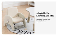 Adjustable kidney-shaped Desk Set Ergonomic Design for Study Area, Classroom, Toddlers