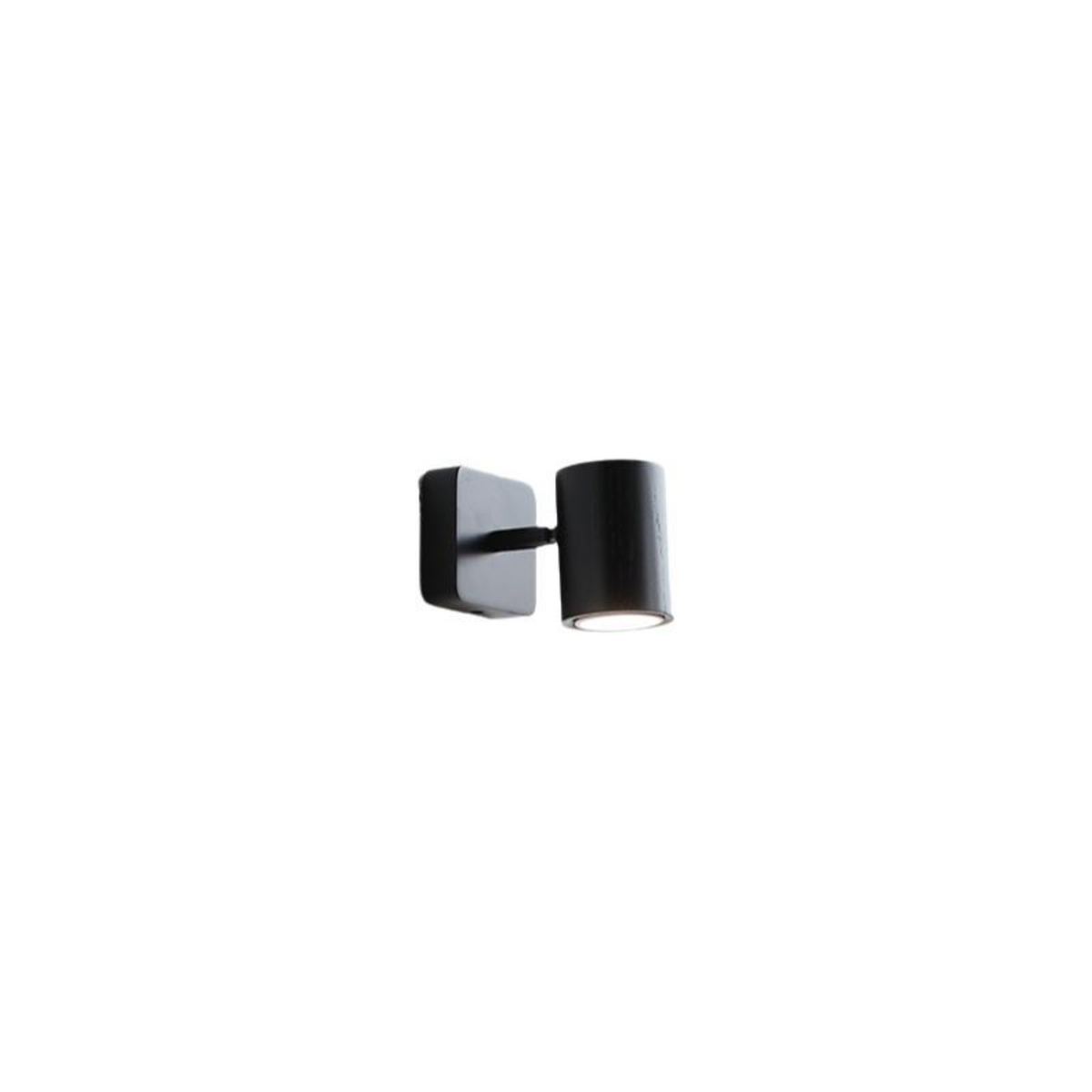 Modern Black Wood Wall Sconce, 350° Rotatable Spotlight