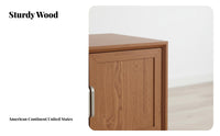 Customizable Lowlow-Height Cabinet with Sliding Doors Nordic and Aesthetic Media Unit Media Unit Stand Multi-Functional