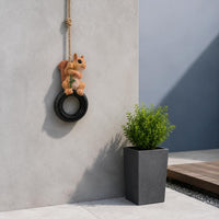 Hanging Squirrel Decoration Decorative Squirrel Ornament Weather-Resistant
