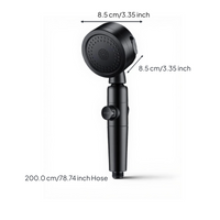 High-pressure filtered shower head